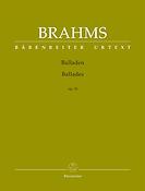 Johannes Brahms: Balladen Op.10