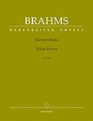 Brahms: Klavierstücke op. 118 - Piano Pieces Op.118 (Baerenreiter)