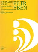Petr Eben: Griechisches Worterbuch(Neun Frauenchöre mit Harfen- oder Klavierbegleitung)