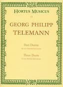 Telemann: Drei Duette für ZweiMelodieinstrumente - Three Duets for two Melodic Instruments