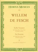 Sechs Sonaten for Violine (Flöte, Oboe, Viola, Alt-Viola da gamba) und Basso continuo. Heft 2