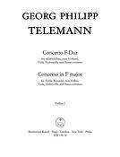 Telemann: Konzert für Altblockflöte, Streicher und Basso continuo F-Dur (Altblokfluit)