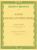 Danican-Philidor: Sonate For Altblockflöte (Querflöte, Oboe) und Basso Continuo d-Moll