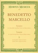 Benedetto Marcello: Six Sonatas fuer Treble Recorder (Flute, Violin) and Basso continuo op. 2