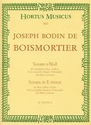 Boismortier: Sonate Fur Flöte (Oboe, Violine), Viola da gamba (Fagott, Violoncello) und Basso continuo