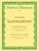 Sammartini: Concerto fuer Cembalo oder Orgel, zwei Violinen und Basso continuo