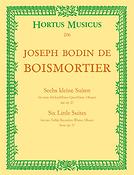 Boismortier: Sechs kleine Suiten für ZweiAltblockflöten (Querflöten, Oboen) Aus op. 27
