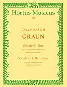 Graun: Sonate fuer 2 Flöten (Violinen) und Basso continuo