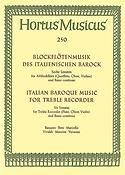 Blockflötensonaten des italienischen Barock - Italian Baroque Sonatas For Treble Recorder