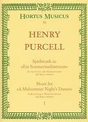 Purcell: Spielmusik zum Sommernachtstraum. Heft 1 (Nr. 1 - 10)