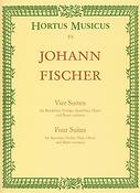 Fischer: Vier Suiten fuer Blockflöte (Violine, Querflöte, Oboe) und Basso continuo - Four Suites for Recorder (Violin, Flute, Oboe) and Basso continuo