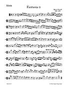 Purcell: Fantasien für Streicher (Violen da gamba). Heft 1 (Viool, Tenor, Altviool)