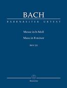 Bach: Mass B minor BWV 232 (Studiepartituur)