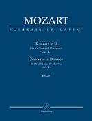 Mozart: Konzert in D for Violine und Orchester Nr. 4