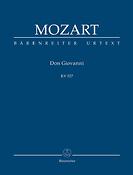 Mozart: Don Giovanni - Il dissoluto punito o sia Il Don Giovanni (Studiepartituur)