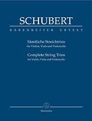 Schubert: Sämtliche Streichtrios - Complete String Trios