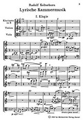 Kelterborn: Lyrische Kammermusik (1959)