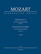 Mozart: Concerto for Piano and Orchestra no. 23 A major K. 488