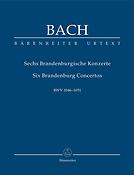 Bach: Sechs Brandenburgische Konzerte BWV 1046-1051 (Studiepartituur)