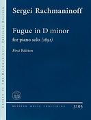 Rachmaninoff: Fugue in D Minor (1891)