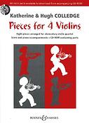 Hugh Colledge: Pieces for 4 Violins