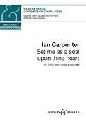 Ian Carpenter: Set me as a seal upon thine heart