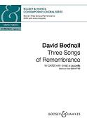 David Bednall: Three Songs of Remembrance