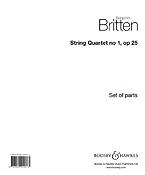 Britten: String Quartet 1 In D op. 25