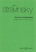 Stravinsky: Three Pieces for String Quartet
