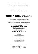 Roger Quilter: Non nobis Domine