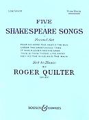 5 Shakespeare Songs op. 23