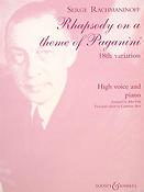 Sergei Rachmaninoff: Rhapsodie über ein Thema von Paganini