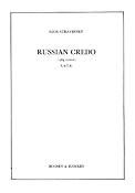 Igor Stravinsky: Russian Credo