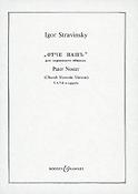 Igor Stravinsky: Pater Noster