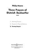 Philip Moore: Three Prayers of Dietrich Bonhoeffer