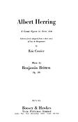 Benjamin Britten: Albert Herring op. 39