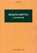 Benjamin Britten: Lachrymae op. 48a