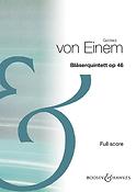 Gottfried von Einem: Wind Quintet op. 46