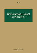 Sir Peter Maxwell Davies: Symphonie Nr. 1