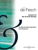 Willem de Fesch: Sonate G-Dur