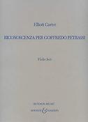Elliot Carter: Riconoscenza per Gofueredo Petrassi