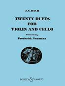 Bach: Twenty Duets for Violin and Cello