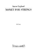 Aaron Copland: Nonet For Strings (Partituur)