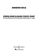 Spring River Flowers Moon Night