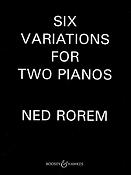 Six Variations for two Pianos