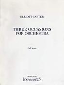 3 Occasions For Orchestra