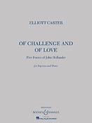 Elliot Carter: Of Challenge and Of Love (Sopraan)
