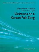 John Barnes Chance: Variations on a Korean Folk Song