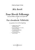 Béla Bartók: Vier Slowakische Volkslieder