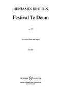 Festival Te Deum Opus 32/Org.